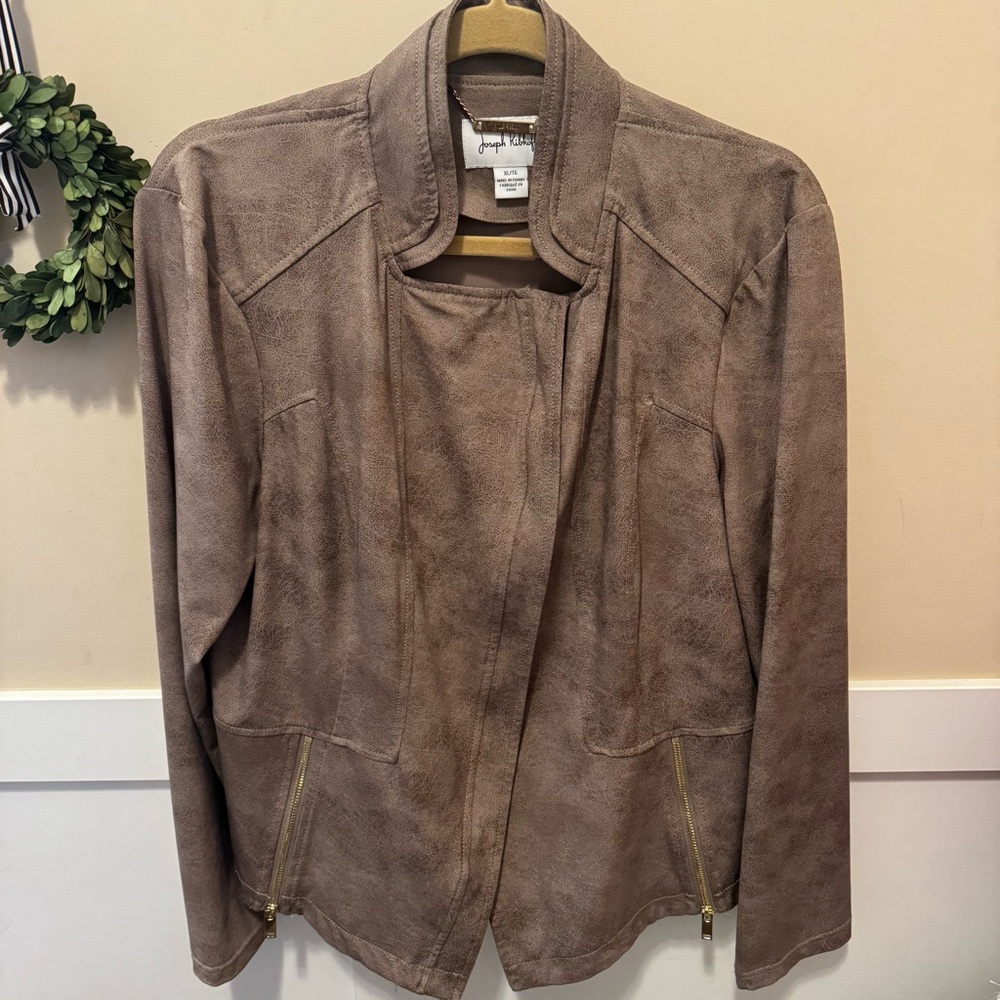 Joseph Ribkoff Military Jacket Polyester/Spandex Size XL